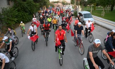 SAĞLIKLI YAŞAM İÇİN PEDAL ÇEVİRDİLER