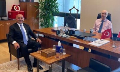 TURGUT ASLAN’I ZİYARET ETTİ