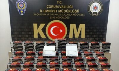 KAÇAK SİGARALAR YAKALANDI
