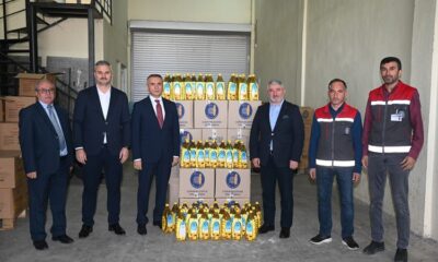YAĞLAR İHTİYAÇ SAHİPLERİNE DAĞITILIYOR