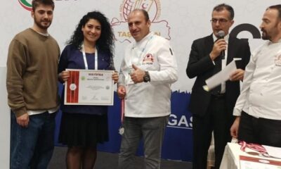 AŞÇILIK ŞAMPİYONASINDA GÜMÜŞ MADALYA ALDI