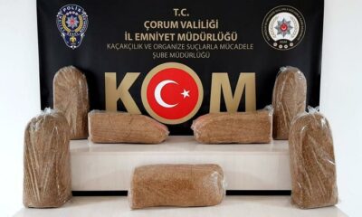 35 KİLO KAÇAK TÜTÜN YAKALANDI