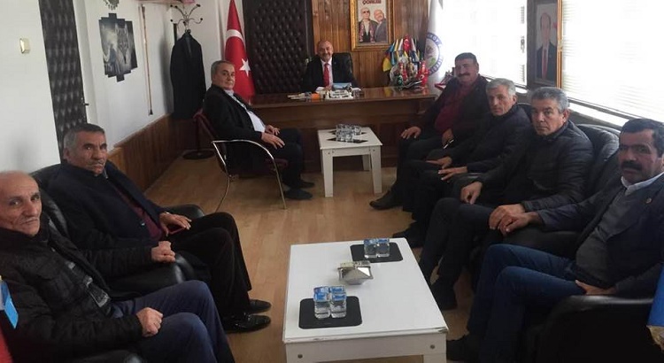 İSBİR KÖY MUHTARLARI İLE GÖRÜŞTÜ
