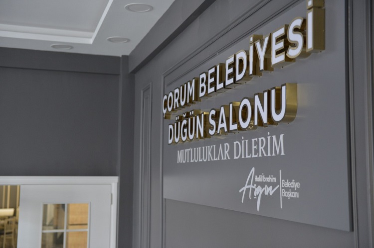 BELEDİYE DÜĞÜN SALONU 3 ARALIK’TA AÇILIYOR