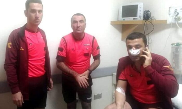 GERGİN MAÇTA OLAN HAKEMLERE OLDU!
