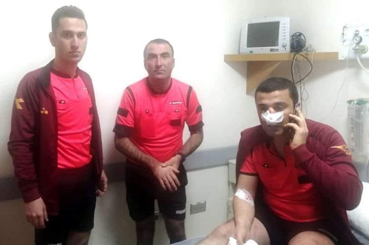 GERGİN MAÇTA OLAN HAKEMLERE OLDU!