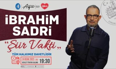 ÜNLÜ ŞİİR YORUMCUSU GELİYOR