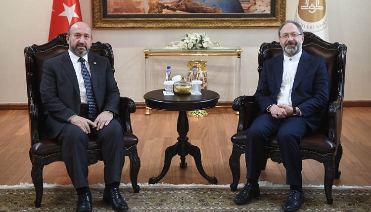 ALİ ERBAŞ’I MAKAMINDA ZİYARET ETTİ