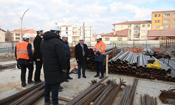 BEDESTEN İNŞAATI DEVAM EDİYOR