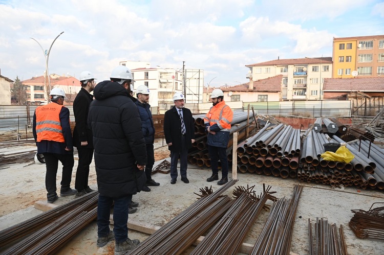 BEDESTEN İNŞAATI DEVAM EDİYOR