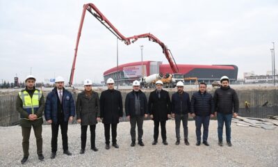 GÜREŞ EĞİTİM MERKEZİNİN TEMELİ ATILDI