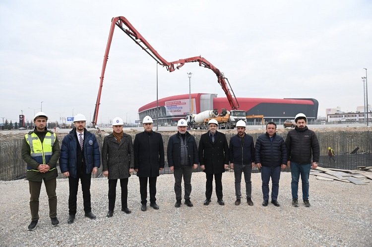 GÜREŞ EĞİTİM MERKEZİNİN TEMELİ ATILDI