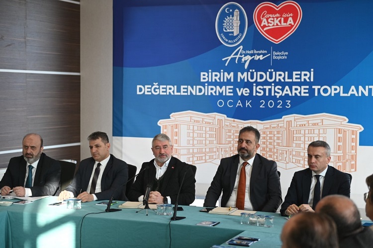BİRİM MÜDÜRLERİ İLE GÖRÜŞTÜ