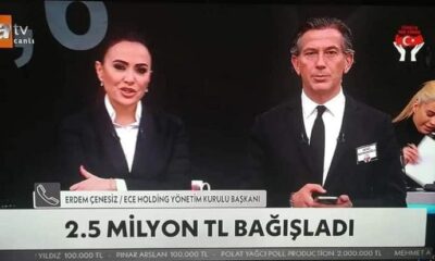 ERDEM ÇENESİZ’DEN 5 MİLYON TL BAĞIŞ
