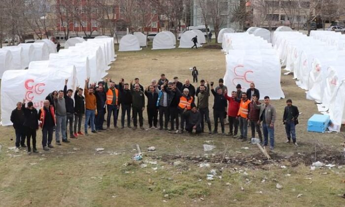 MHP İKİNCİ ÇADIR KENTİ KURDU
