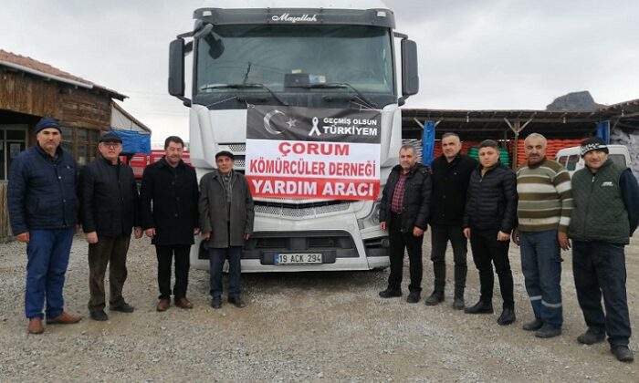 ODUN VE KÖMÜR YARDIMI YOLA ÇIKTI