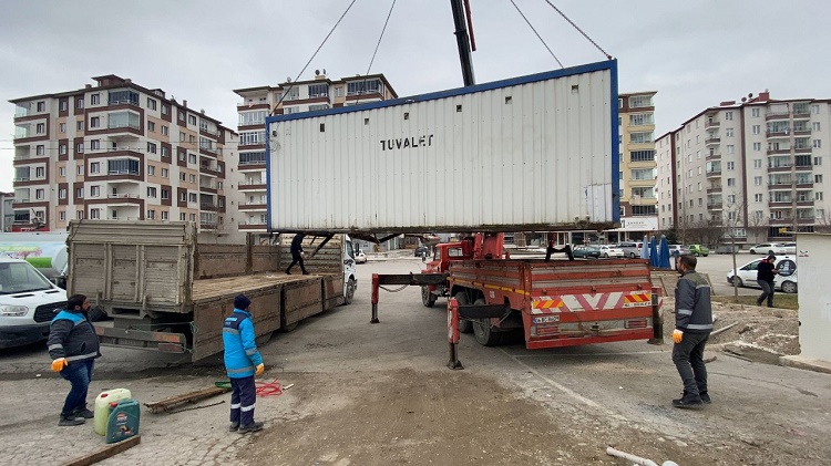 BELEDİYE DEPREM BÖLGESİNE GÖNDERECEK
