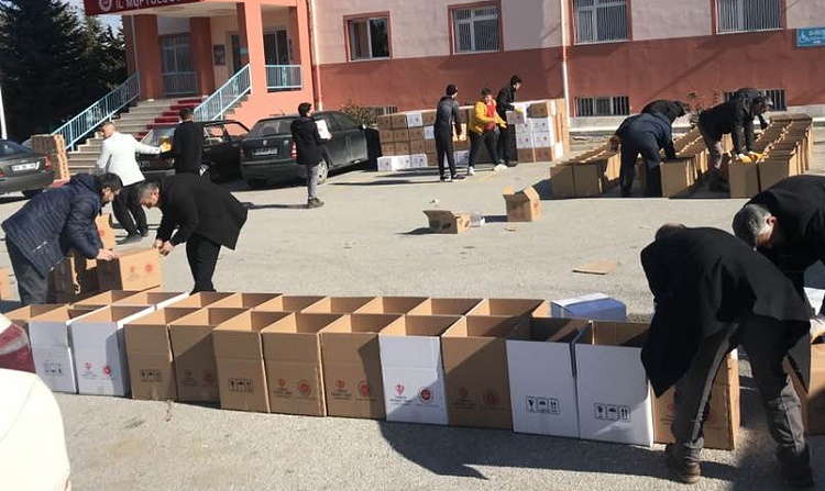 DEPREM BÖLGESİNE DESTEKLER SÜRÜYOR