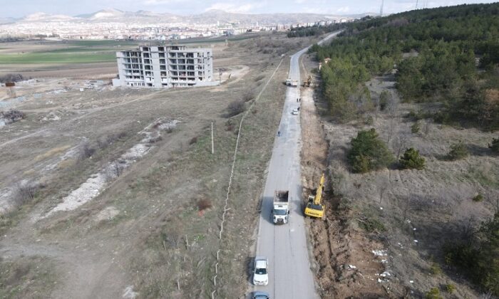 7 METRELİK YOL 20 METREYE GENİŞLİYOR