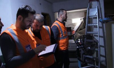 BELEDİYE RİSKLİ BİNALARI DENETLİYOR