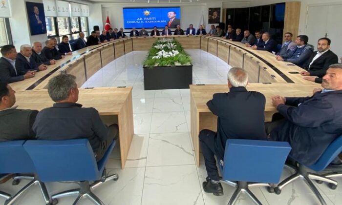 MUHTARLARDAN AK PARTİ’YE DESTEK ZİYARETİ 