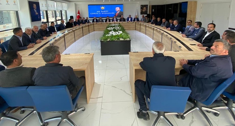 MUHTARLARDAN AK PARTİ’YE DESTEK ZİYARETİ 
