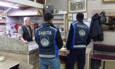 ZABITA ÇAY OCAKLARINI DENETLEDİ