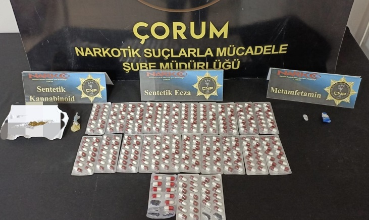 ÇORUM’DA UYUŞTURUCU OPERASYONU