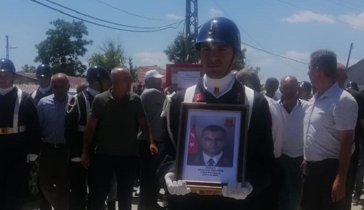 ÇORUMLU ASTSUBAY’A HÜZÜNLÜ VEDA