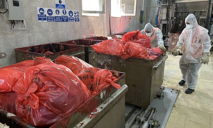 640 TON TIBBİ ATIK BERTARAF EDİLDİ