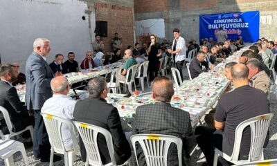 ESNAF İLE KAHVALTIDA BULUŞTU