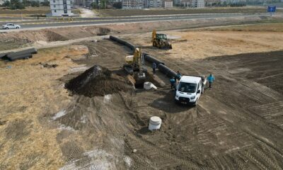 ÇİFTLİK PINARINA YAĞMUR SUYU HATTI