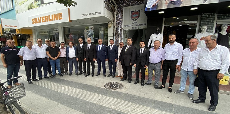 ŞOFÖRLER ODASINI ZİYARET ETTİ
