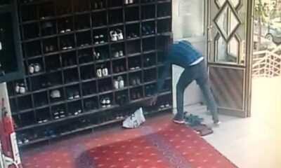 CAMİDEN AYAKKABI ÇALMIŞTI!
