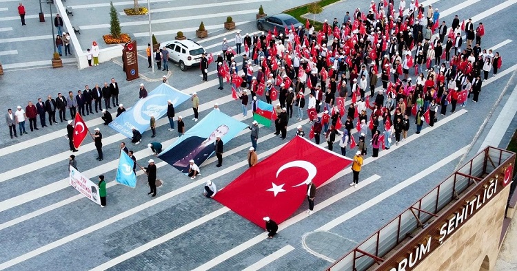 ÜLKÜCÜLERDEN 100. YIL CUMHURİYET YÜRÜYÜŞÜ