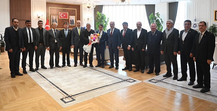 MUHTARLARDAN BAŞKAN AŞGIN’A ZİYARET