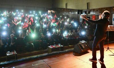 FİLİSTİN DESTEK GECESİNE YOĞUN İLGİ