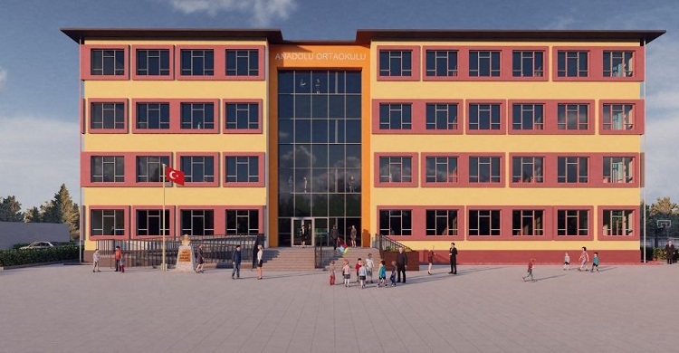 24 DERSLİKLİ MODERN OKUL MÜJDESİ
