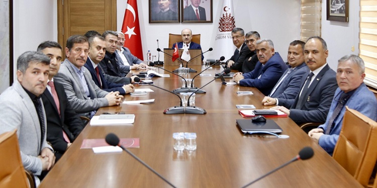 EMNİYET VE ASAYİŞ DEĞERLENDİRİLDİ