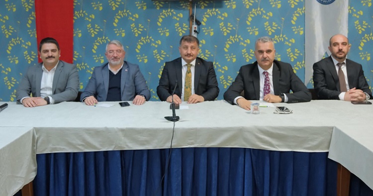 SENDİKA BAŞKANLARI İLE BULUŞTU