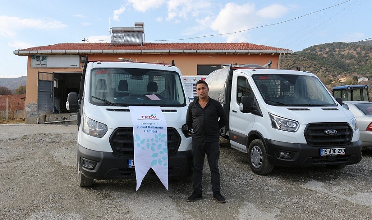 KOOPERATİFİN SÜT TOPLAMA ARAÇLARI YENİLENDİ