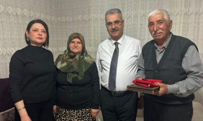 İFTARDA ŞEHİT AİLESİNE KONUK OLDU