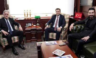 AKSOY TAMER KARADAĞLI’YI ZİYARET ETTİ