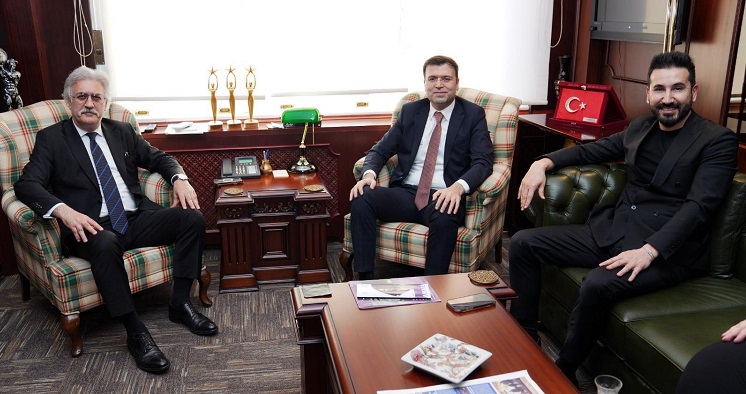 AKSOY TAMER KARADAĞLI’YI ZİYARET ETTİ