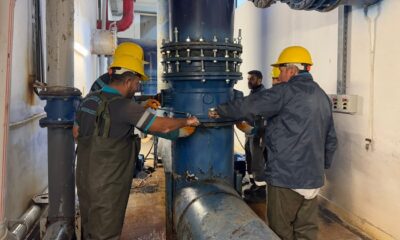 BELEDİYE SU ARIZASINI KISA SÜREDE ÇÖZDÜ