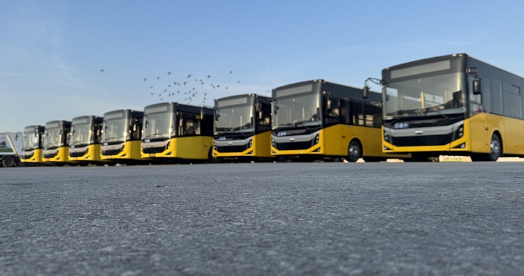 BELEDİYE 8 YENİ DAHA OTOBÜS ALDI