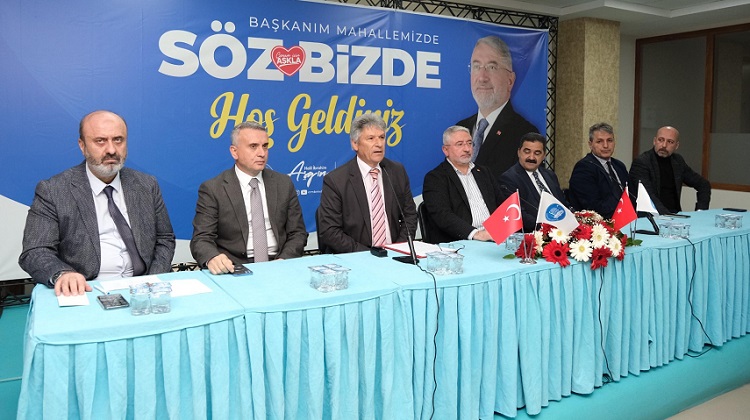 BAŞKAN BAHÇELİEVLER SAKİNLERİYLE BULUŞTU